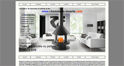 Desktop Screenshot of cheminees-inserts.com